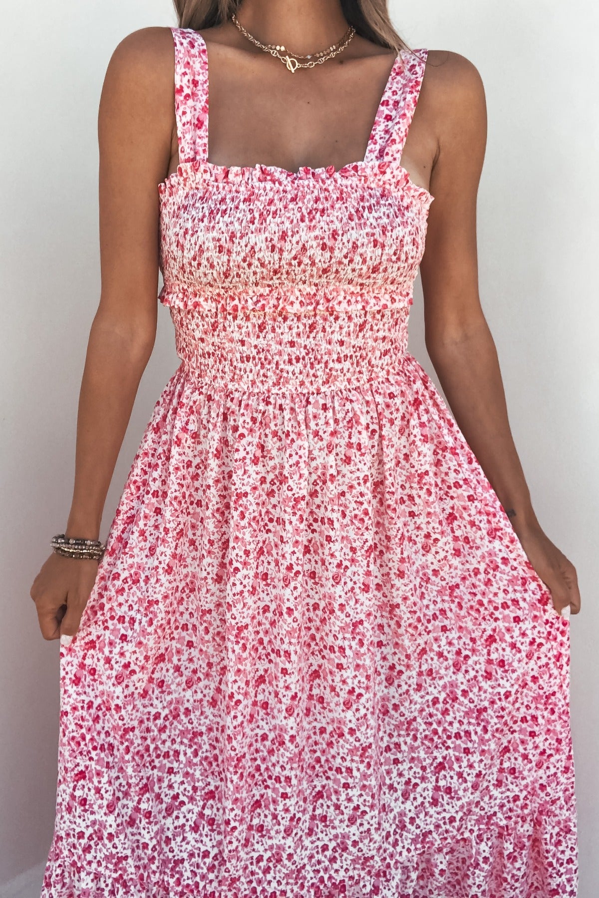 smocked bow tie print midi dress pink 7410469.jpg smocked bow tie print midi dress pink 7410469.jpg