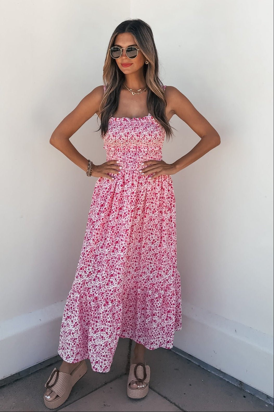 smocked bow tie print midi dress pink 8158866.jpg smocked bow tie print midi dress pink 8158866.jpg