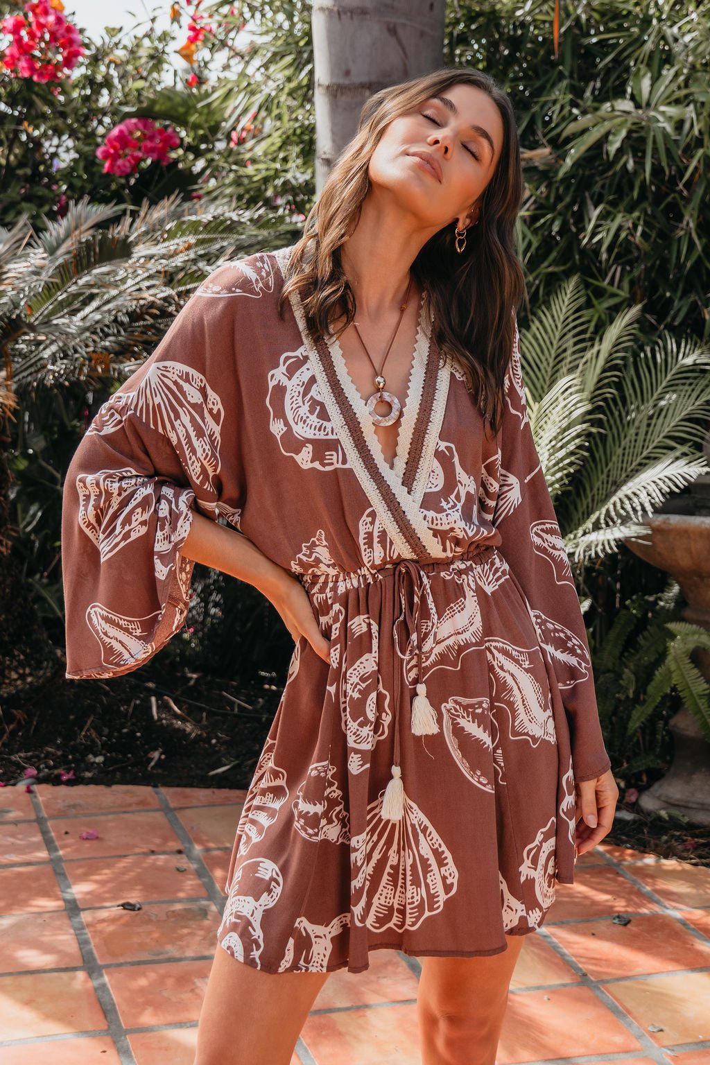 surf gypsy crochet print dress brown 8010180.jpg surf gypsy crochet print dress brown 8010180.jpg